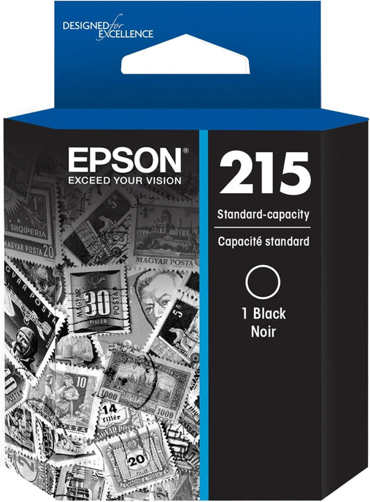 Epson T215120-S Ink Cartridge: 215 Black Standard Capacity