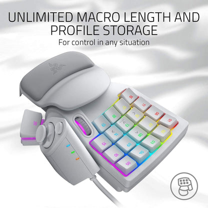 Razer RZ07-03110200-R3M1 Tartarus Pro Gaming Keypad White