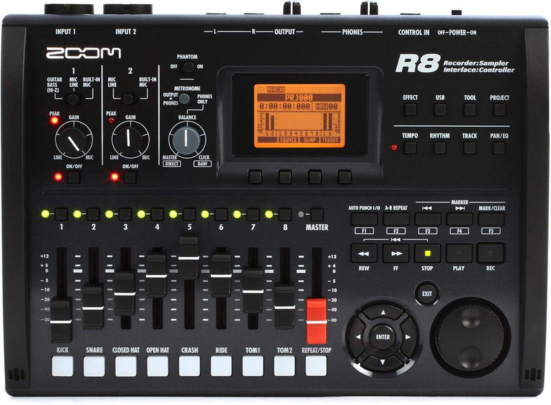Zoom R8 8-Track SD Recorder Interface Sampler — main product image