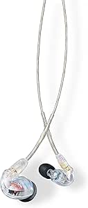 Shure SE425-CL Professional Sound Isolating Earbuds Clear