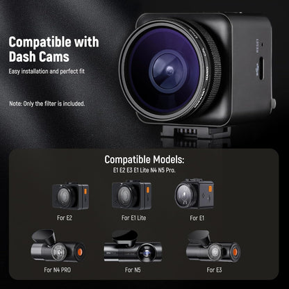 NEEWER 10102817 37mm CPL Dash Cam Filter