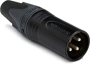 Neutrik NC3MXXBAG 3-Pin XLRM Cable Connector Silver