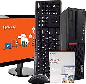 Lenovo M900 i5 Desktop PC Office 365 (Renewed)