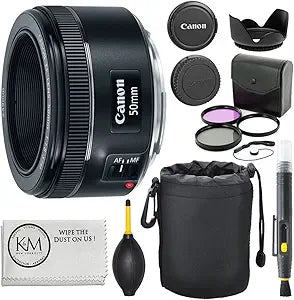 Canon CAN0570C002 50mm f/1.8 STM Lens Filter Kit