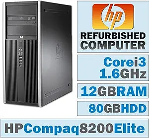 HP Compaq 8200 Elite CMT i3 Desktop Computer