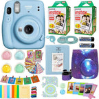Fujifilm Mini 11 Instax Camera Film Bundle Sky Blue