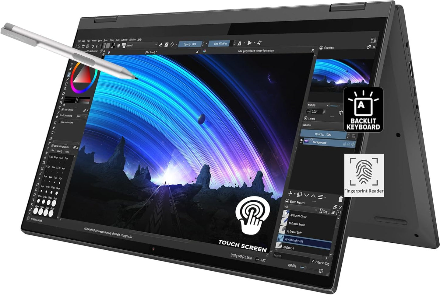 Lenovo IdeaPad Flex 5 15.6" 2-in-1 Touch Laptop Ryzen 7