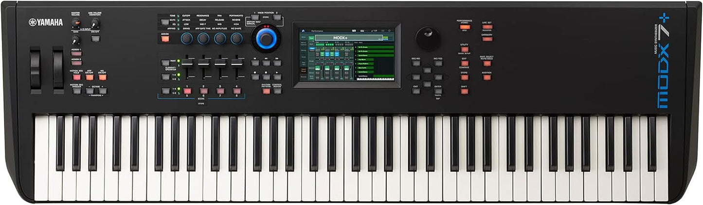 Yamaha MODX7+ 76-Key Synthesizer Workstation Black