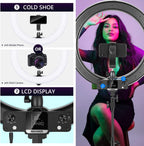 Neewer 10099577 18-inch RGB Ring Light Kit with App Control
