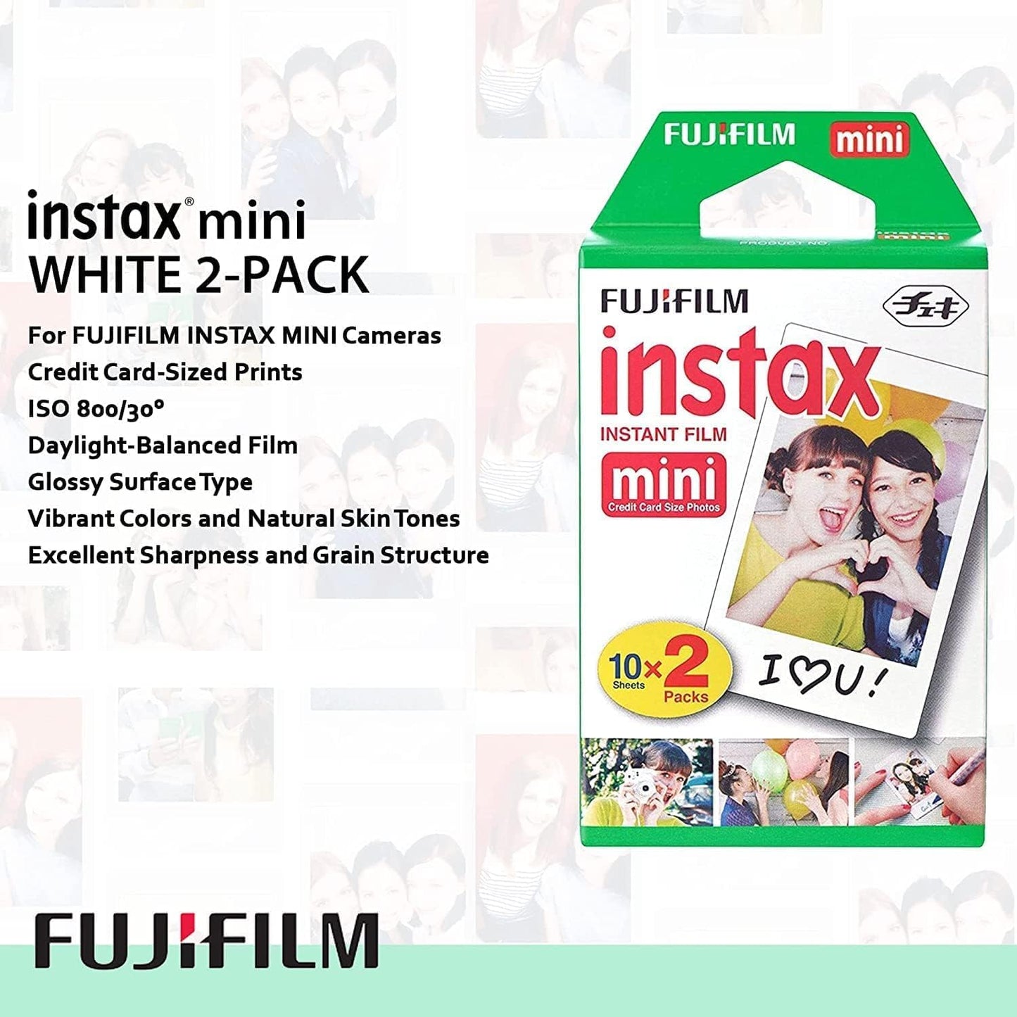 Fujifilm Mini Link 3 Smartphone Printer Bundle - Clay White