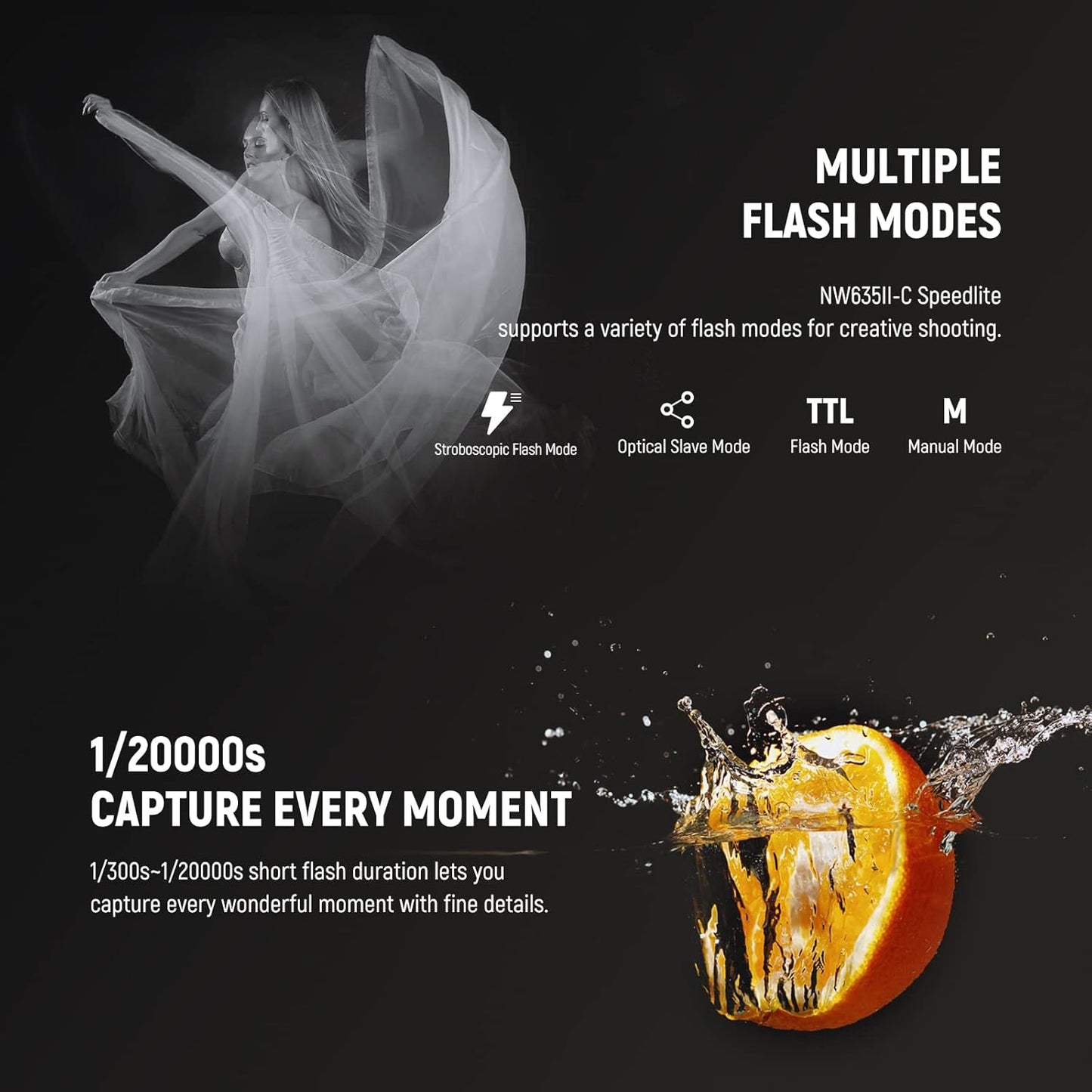 Neewer 10101633 NW635II-C TTL Flash Speedlite Canon