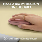 Logitech 910-007023 Pebble Mouse 2 M350s Tonal Rose