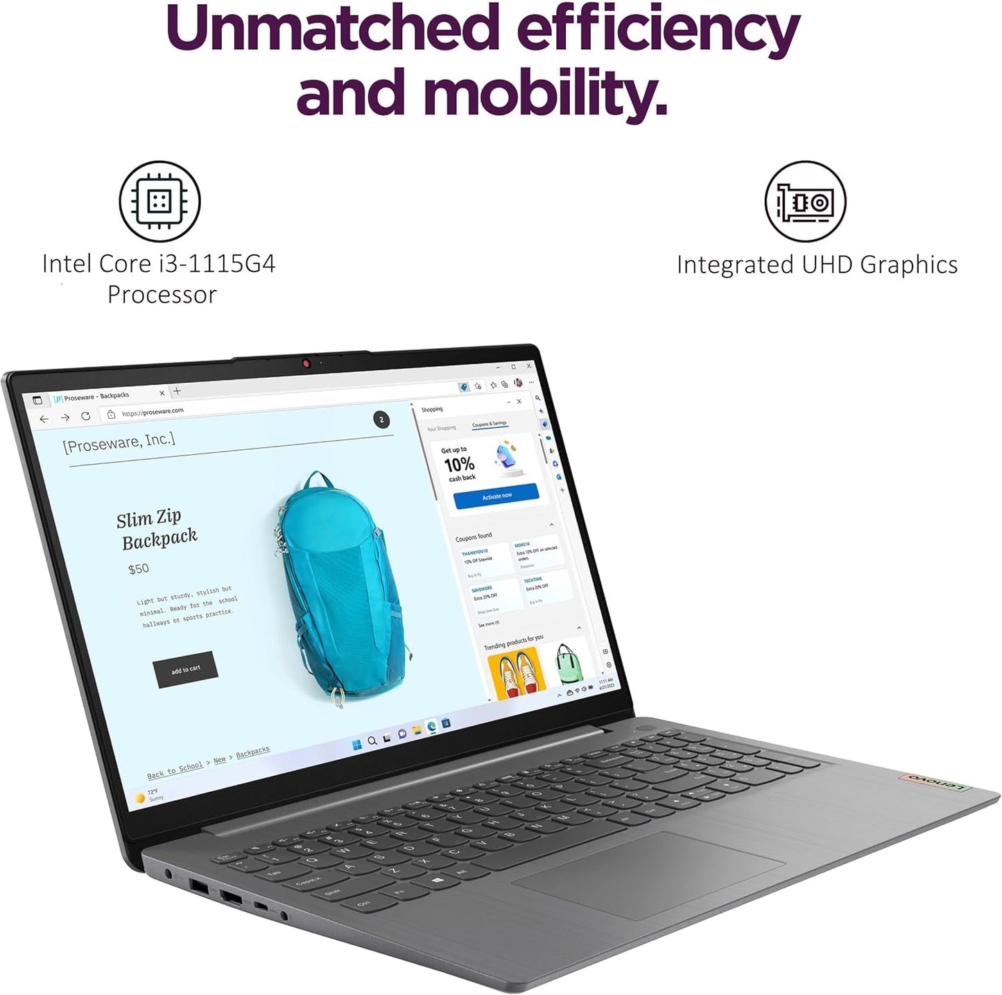 Lenovo IdeaPad 3 i3 FHD Touchscreen 16GB RAM 512GB SSD Laptop