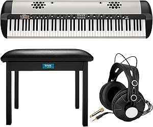 Korg SV 288S 88-Key Stage Piano Bundle Speakers Bench Headphones