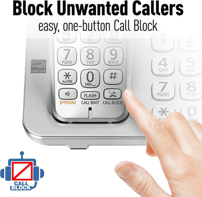 Panasonic KX-TGE474S Link2Cell 4-Handset Cordless Phone