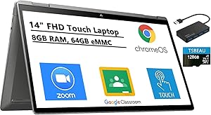 HP HP-14C 14" x360 Chromebook with Accessories