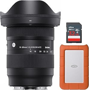 Sigma 16-28mm F2.8 Sony E Mount Lens Bundle
