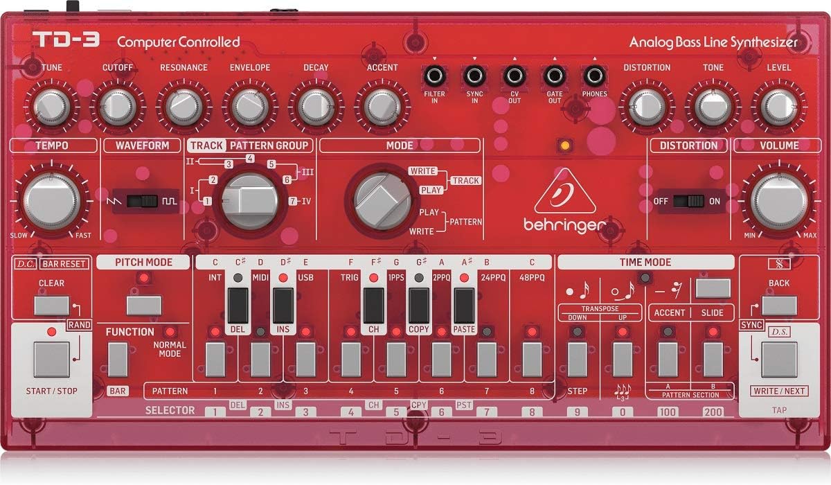 Behringer 000-EDT04-00010 TD-3-SB Analog Bass Synthesizer