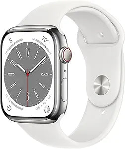 Apple Watch Series 8 GPS + Cellular 45mm Renewed