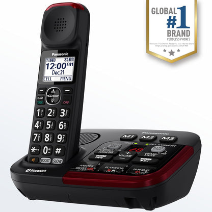 Panasonic KX-TGM430B Amplified Cordless Phone Slow Talk