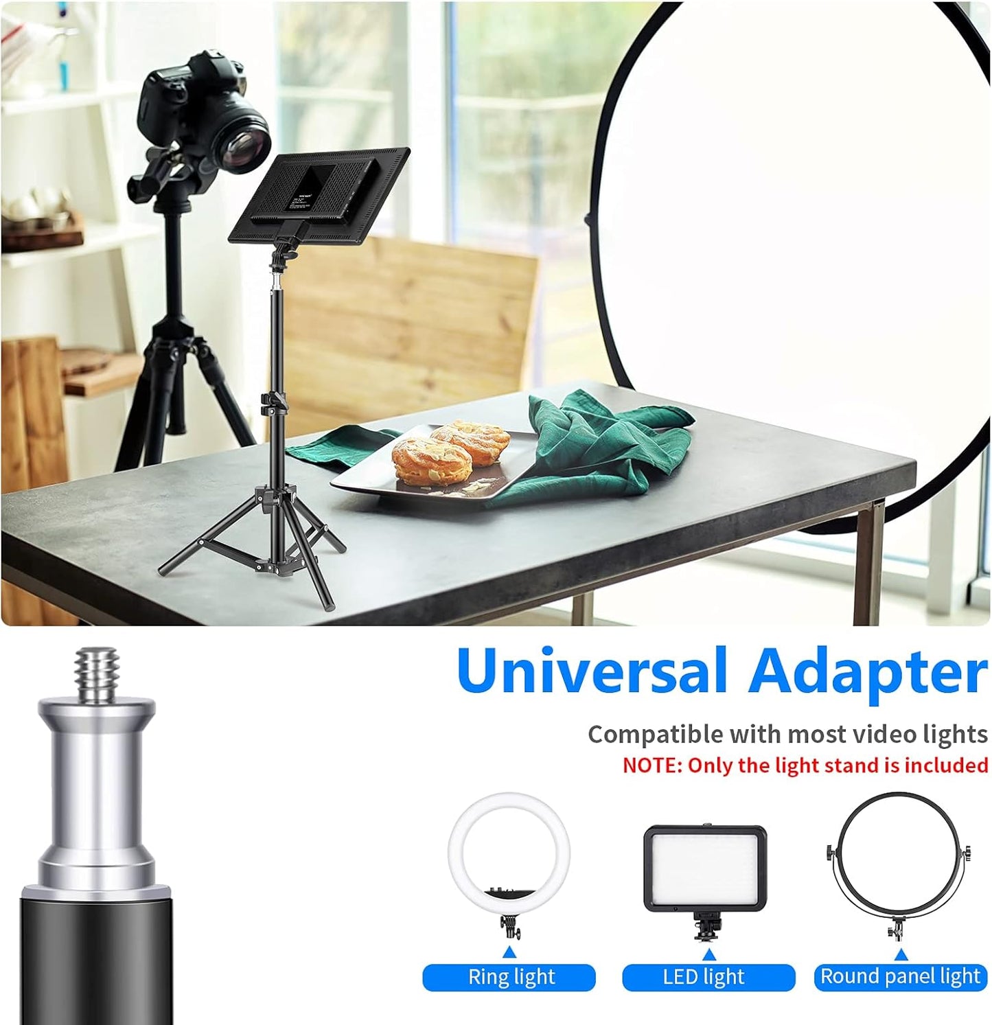 Neewer 10028121@@011 Mini Table Top Backlight Stand 20-Inch