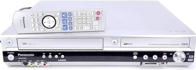 Panasonic DMR-ES46VS VHS/DVD Recorder - Silver Combo Player