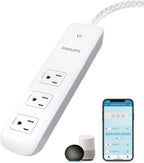 Philips SPC9034WB/37 Smart Wi-Fi Surge Protector Power Strip