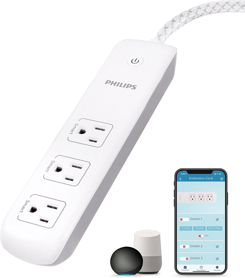 Philips SPC9034WB/37 Smart Wi-Fi Surge Protector Power Strip — main product image