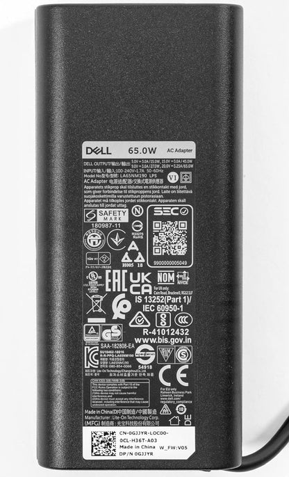 Dell HA65NM190 - 65W USB-C Laptop Charger