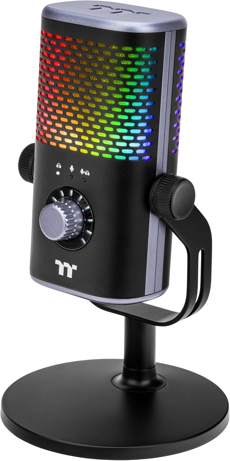 Thermaltake GSG-GSF-MCMTBK-01 GS50 RGB USB Pro-Grade Microphone