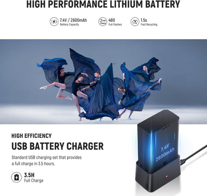 Neewer Z2-S TTL Round Head Flash Speedlite for Sony