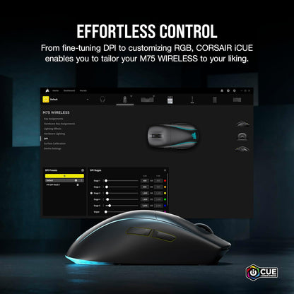 Corsair CH-931D010-NA M75 Wireless RGB Gaming Mouse