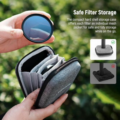Neewer 10103736 49mm Filter Kit - UV CPL ND4 Lens Filters