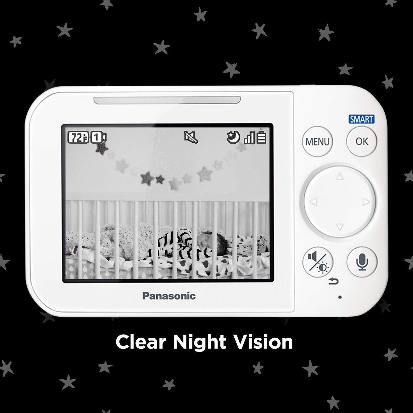 Panasonic KX-HN4101W Long Range Video Baby Monitor