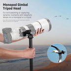 Neewer 10104457 Monopod Gimbal Head with QR Clamp