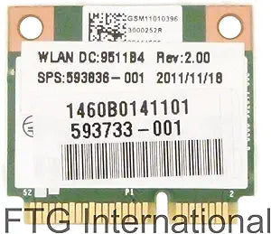 HP 593836-001/593733-001 WLAN WiFi Module — main product image