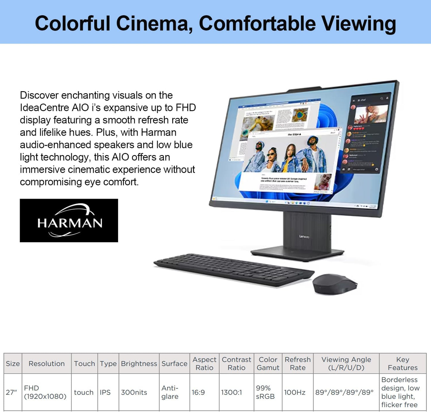 Lenovo ideacentre i5 AIO Touchscreen