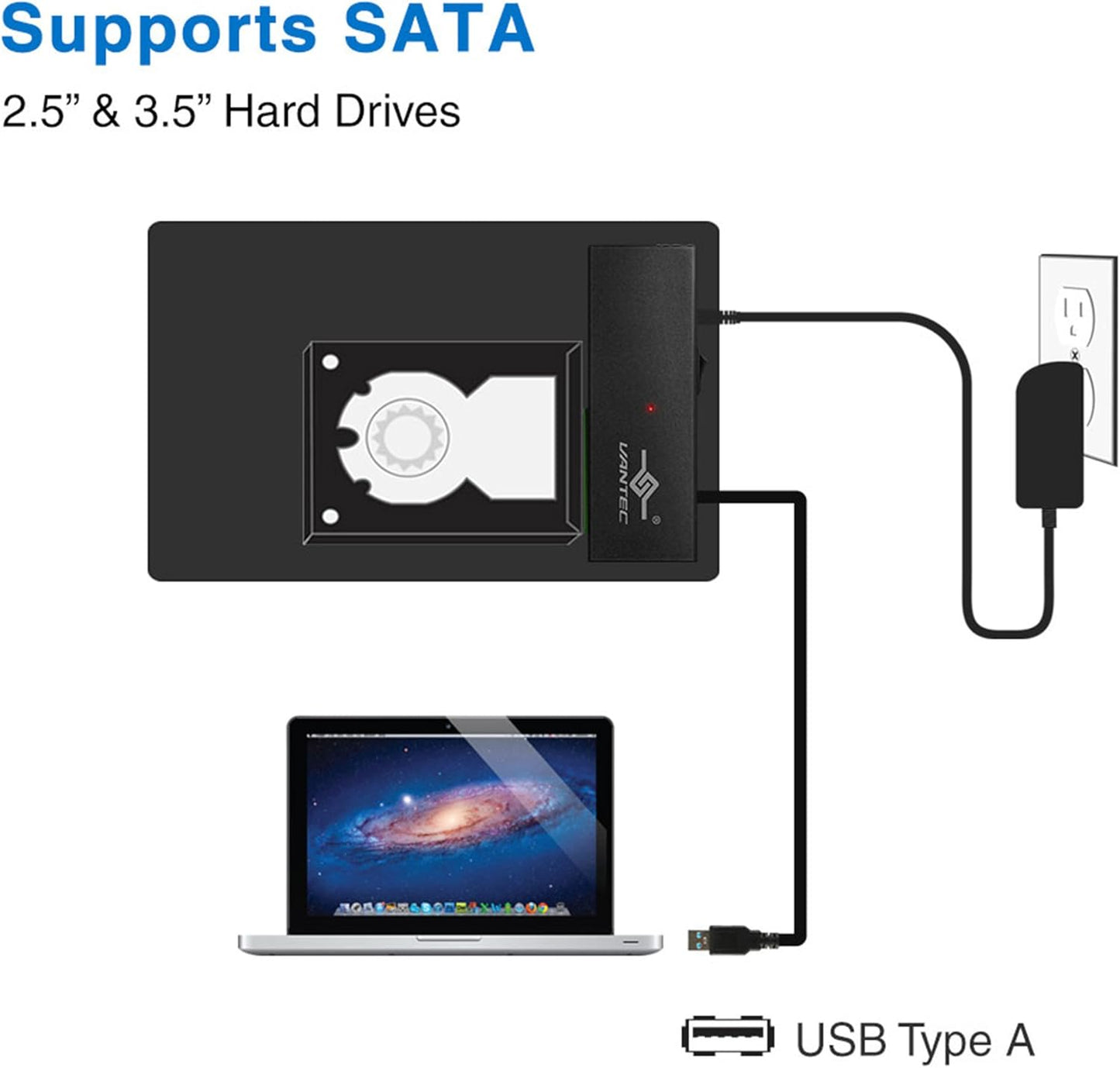 LG WH16NS40 16X Blu-ray DVD CD Drive & USB 3.0 Adapter
