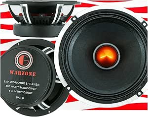 Gravity WZL6 6.5" 800W Car Audio Coaxial Speakers