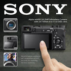 Sony Alpha a6400 Mirrorless Camera 16-50mm Lens Bundle