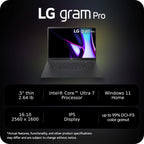 LG 16Z90SP-G.AAB6U1 gram Pro 16