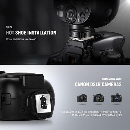 Neewer Z1-C TTL Round Head Flash Speedlite for Canon