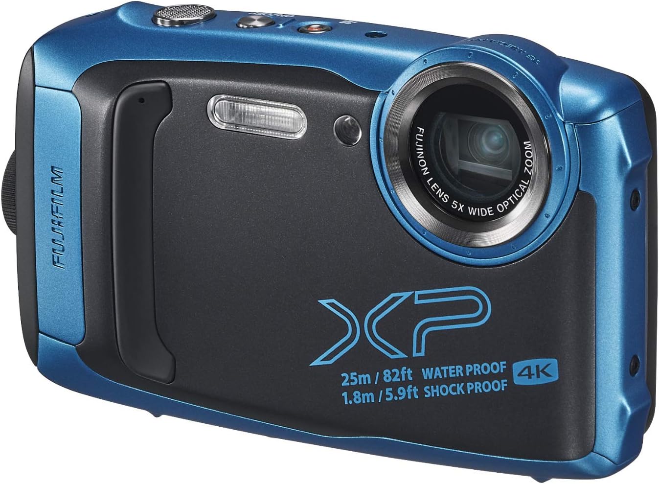 Fujifilm XP140 Sky Blue Waterproof Camera 16GB SD