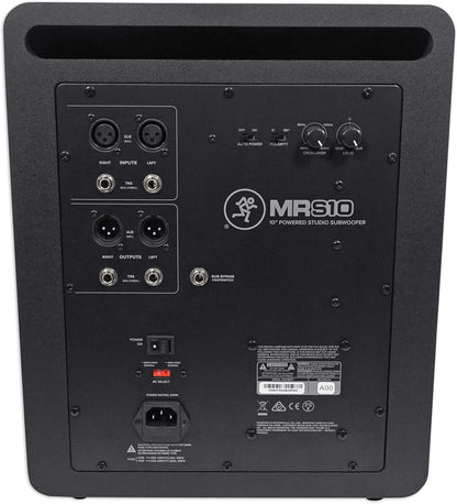 Mackie MRS10+RMF1 Studio Subwoofer & Mic Isolation Shield Bundle
