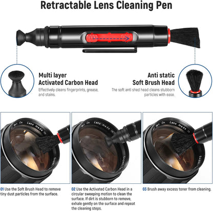 Neewer 10089684 67mm ND Filter Kit with Cleaning Pen