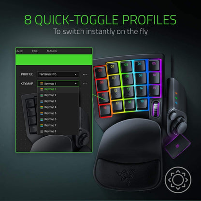 Razer RZ07-03110100-R3U1 Tartarus Pro Analog Gaming Keypad