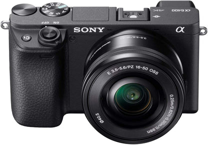 Sony ILCE6400L/B Alpha a6400 Mirrorless Camera 16-50mm
