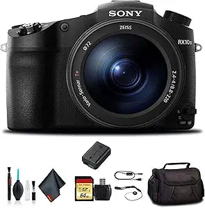 Sony DSCRX10M4BKG6P2_EDI_195 Cyber-Shot RX10 IV Camera Bundle — main product image