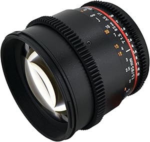 Rokinon CV85M-C 85mm T1.5 Cine Lens Canon