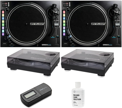 Reloop RP-8000 MK2 Advanced Hybrid MIDI Turntable Bundle